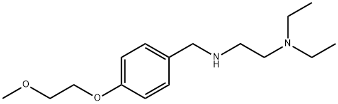 N1,N1-diethyl-N2-[4-(2-methoxyethoxy)benzyl]-1,2-ethanediamine Structural