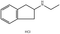 N-2,3-dihydro-1H-inden-2-yl-N-ethylamine hydrochloride Structural