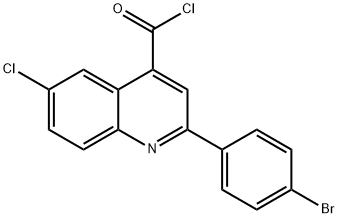 2-(4-bromophenyl)-6-chloroquinoline-4-carbonyl chloride