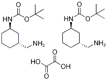 trans-tert-Butyl-(3-(aminomethyl)-cyclohexyl)carbamate hemioxalate Structural