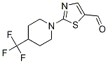 2-[4-(Trifluoromethyl)piperidin-1-yl]-1,3-thiazole-5-carboxaldehyde