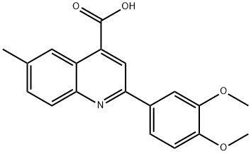 2-(3,4-DIMETHOXYPHENYL)-6-METHYLQUINOLINE-4-CARBOXYLIC ACID