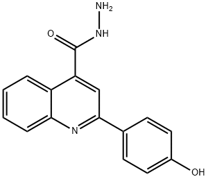 2-(4-HYDROXYPHENYL)QUINOLINE-4-CARBOHYDRAZIDE Structural