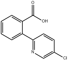 2-(5-chloro-2-pyridinyl)benzenecarboxylic acid Structural