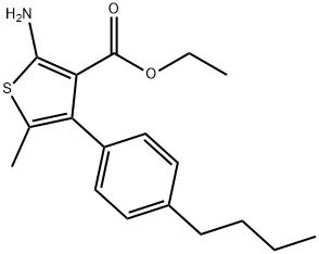 Ethyl 2-amino-4-(4-butylphenyl)-5-methylthiophene-3-carboxylate