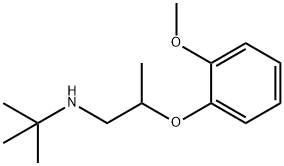 N-(tert-Butyl)-2-(2-methoxyphenoxy)-1-propanamine Structural