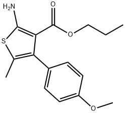 Propyl 2-amino-4-(4-methoxyphenyl)-5-methylthiophene-3-carboxylate