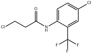 3-chloro-N-[4-chloro-2-(trifluoromethyl)phenyl]propanamide