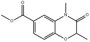 methyl 2,4-dimethyl-3-oxo-3,4-dihydro-2H-1,4-benzoxazine-6-carboxylate Structural