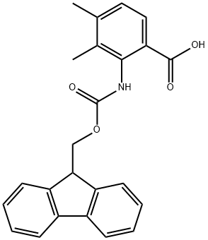 Fmoc-2-amino-3,4-dimethylbenzoic acid Structural