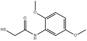 N-(2,5-Dimethoxyphenyl)-2-mercaptoacetamide Structural