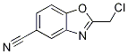 2-(Chloromethyl)-5-cyano-1,3-benzoxazole Structural