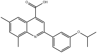 2-(3-ISOPROPOXYPHENYL)-6,8-DIMETHYLQUINOLINE-4-CARBOXYLIC ACID