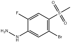 1-(5-BROMO-2-FLUORO-4-METHYLSULFONYL)-PHENYLHYDRAZINE