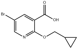 5-bromo-2-(cyclopropylmethoxy)nicotinic acid