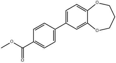 methyl 4-(3,4-dihydro-2H-1,5-benzodioxepin-7-yl)benzenecarboxylate