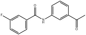 N-(3-Acetylphenyl)-3-fluorobenzamide Structural