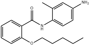 N-(4-Amino-2-methylphenyl)-2-(pentyloxy)benzamide Structural