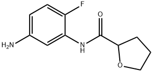 N-(5-Amino-2-fluorophenyl)tetrahydro-2-furancarboxamide Structural