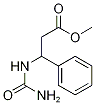 Methyl 3-[(aminocarbonyl)amino]-3-phenylpropanoate Structural