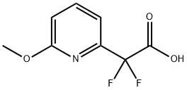 Difluoro(6-methoxypyridin-2-yl)acetic acid Structural