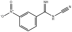 N'-Cyano-3-nitrobenzenecarboximidamide Structural
