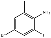 4-Bromo-2-fluoro-6-methylaniline Structural