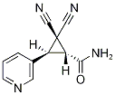 (1R,3S)-2,2-Dicyano-3-(pyridin-3-yl)cyclopropanecarboxamide