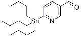 2-(Tributylstannyl)pyridine-5-carboxaldehyde Structural