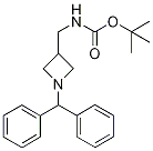 3-(Aminomethyl)-1-benzhydrylazetidine, 3-BOC protected Structural