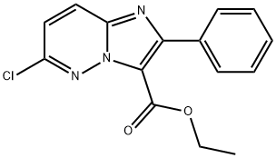 Ethyl 6-chloro-2-phenylimidazo[1,2-b]pyridazine-3-carboxylate Structural
