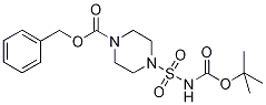 Piperazine-1-sulphonamide, N1-BOC N4-CBZ protected Structural