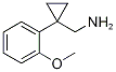 [1-(2-Methoxyphenyl)cyclopropyl]methylamine Structural