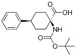 cis-1-Amino-4-phenylcyclohexanecarboxylic acid, N-BOC protected