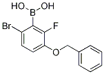 3-(Benzyloxy)-6-bromo-2-fluorobenzeneboronic acid 98%