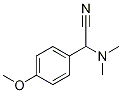 alpha-(Dimethylamino)-4-methoxyphenylacetonitrile Structural