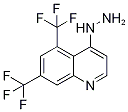 5,7-Bis(trifluoromethyl)-4-hydrazinoquinoline Structural