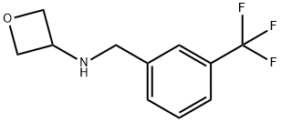 N-[3-(Trifluoromethyl)benzyl]oxetan-3-amine Structural