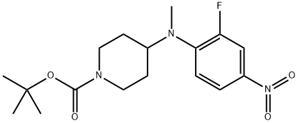 tert-Butyl 4-[(2-fluoro-4-nitrophenyl)(methyl)amino]piperidine-1-carboxylate