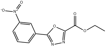 5-(3-Nitrophenyl)-1,3,4-oxadiazole-2-carboxylic acid ethyl ester