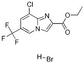 Ethyl 8-chloro-6-(trifluoromethyl)imidazo[1,2-a]pyridine-2-carboxylate hydrobromide