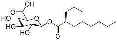 R-(-)-Arundic Acid Acyl-β-D-Glucuronide Structural