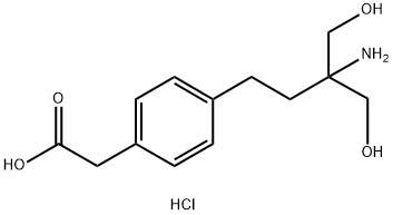 FTY720 Acetic Acid Hydrochloride Structural