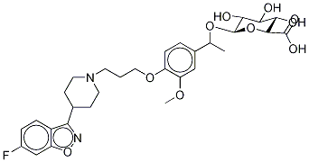 Hydroxy Iloperidone β-D-Glucuronide-d4 Structural