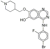 O-DeMethyl Vandetanib-d4 Structural