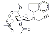 Rasagiline tri-O-Acetyl-N-β-D-glucuronide Methyl Ester Structural