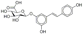 trans-Resveratrol-13C6 3-O-β-D-Glucuronide Structural