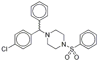 1-(p-Chloro-α-phenylbenzyl)-4-(phenylsulfonyl)piperazine