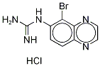 N-(5-Bromo-6-quinoxalinyl)quanidine Hydrochloride  Structural