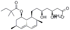 SIMVASTATIN-D6 HYDROXY ACID, AMMONIUM SALT Structural